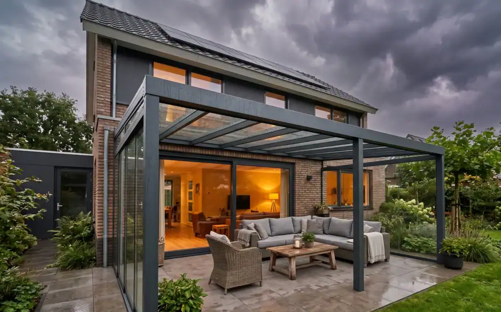 Gartenlux Overkapping Stormschade